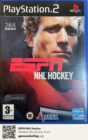 ESPN NHL Hockey PlayStation 2, France box front
