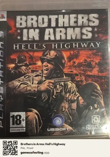 Brothers in Arms: Hell's Highway PlayStation 3, PAL box front
