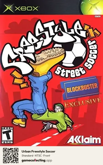 Urban Freestyle Soccer Xbox, NTSC box front