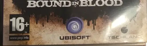 Call of Juarez: Bound in Blood, the PEGI square on its front