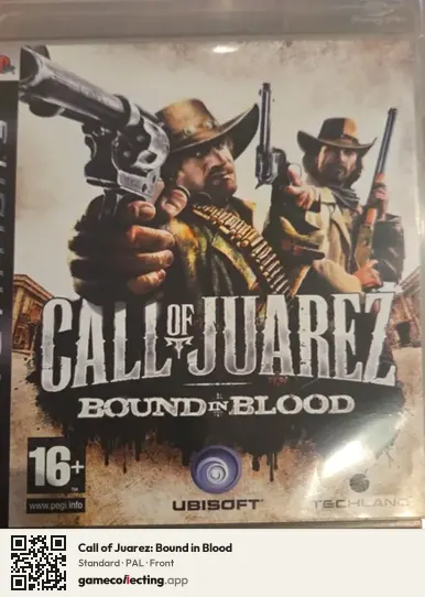 Call of Juarez: Bound in Blood PlayStation 3, PAL box front