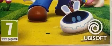 Mario + Rabbids Kingdom Battle, the PEGI square on its front