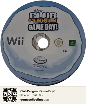 Club Penguin: Game Day! Nintendo Wii, PAL disc