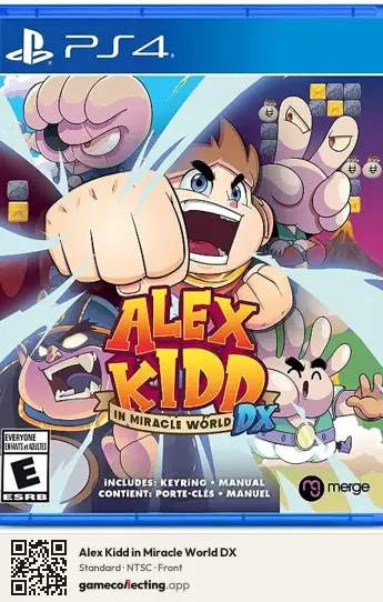 Alex Kidd in Miracle World DX PlayStation 4, NTSC box front