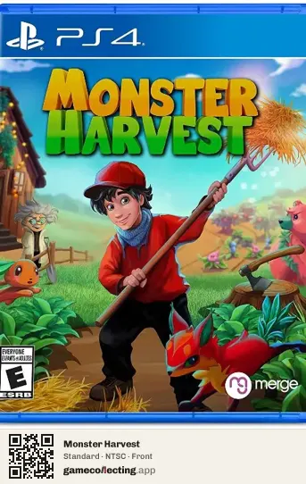 Monster Harvest PlayStation 4, NTSC box front