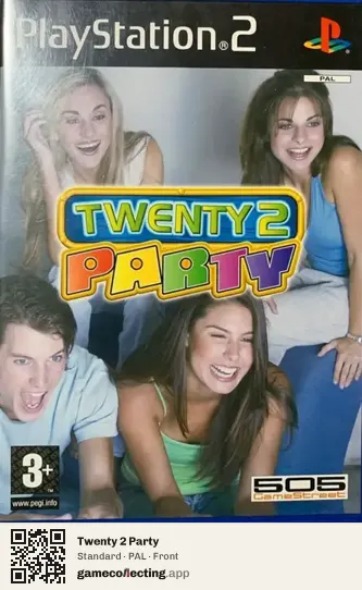 Twenty 2 Party PlayStation 2, PAL box front