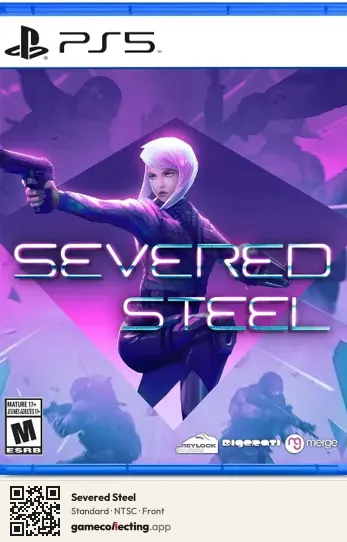 Severed Steel PlayStation 5, NTSC box front