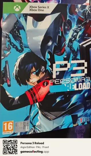 Persona 3 Reload Xbox Series X, PAL box front