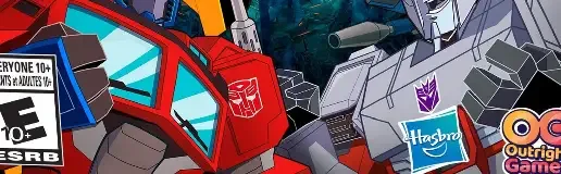 Transformers: Battlegrounds, the ESRB box on its front