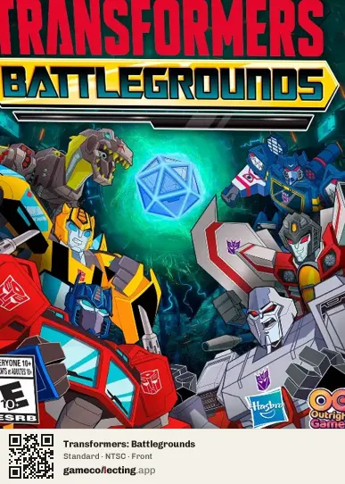 Transformers: Battlegrounds PlayStation 4, NTSC box front