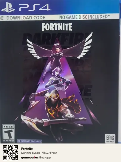 Fortnite PlayStation 4, NTSC box front