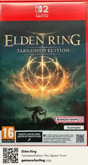 Elden Ring Nintendo Switch 2, Spain box front