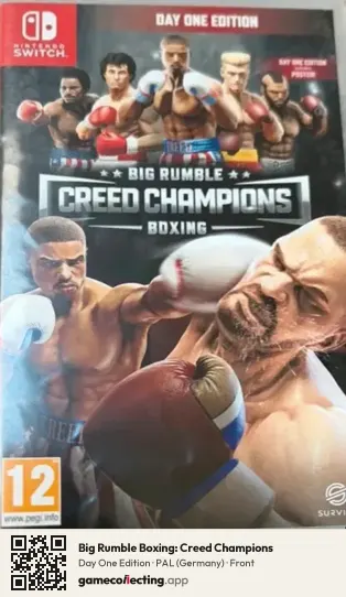 Big Rumble Boxing: Creed Champions Nintendo Switch, Germany box front