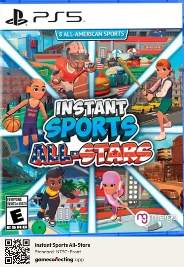 Instant Sports All-Stars PlayStation 5, NTSC box front