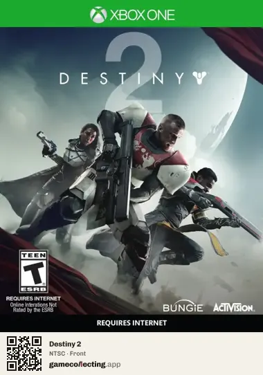 Destiny 2 Xbox One, NTSC box front