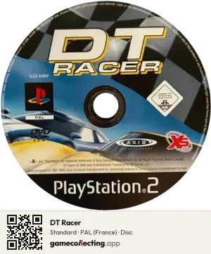 DT Racer PlayStation 2, PAL disc