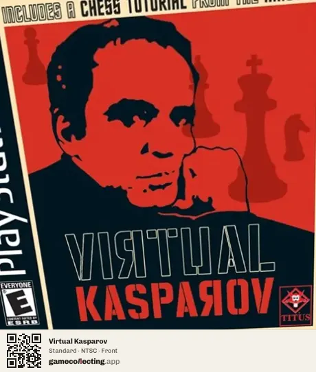 Virtual Kasparov PlayStation, NTSC box front