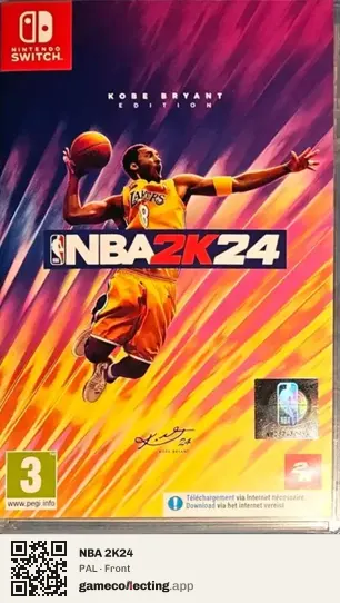 NBA 2K24 Nintendo Switch, PAL box front