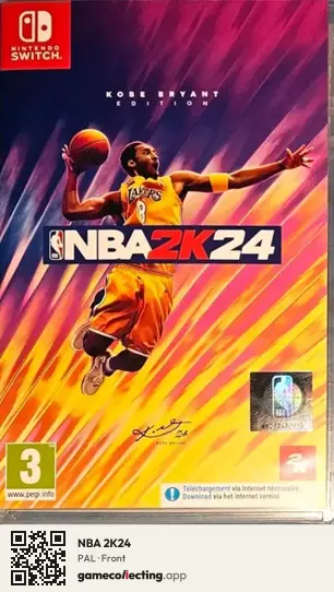 NBA 2K24 Nintendo Switch, PAL box front