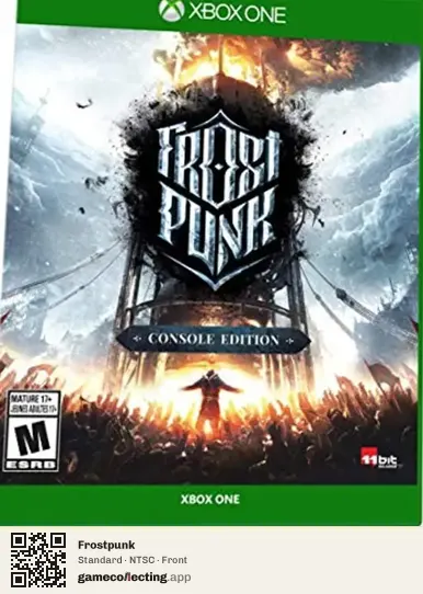 Frostpunk Xbox One, NTSC box front