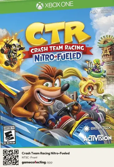 Crash Team Racing Nitro-Fueled Xbox One, NTSC box front