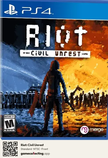 Riot: Civil Unrest PlayStation 4, NTSC box front