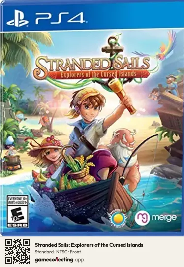 Stranded Sails: Explorers of the Cursed Islands PlayStation 4, NTSC box front