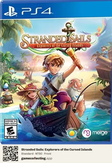 Stranded Sails: Explorers of the Cursed Islands PlayStation 4, NTSC box front