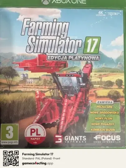 Farming Simulator 17 Xbox One, Poland box front