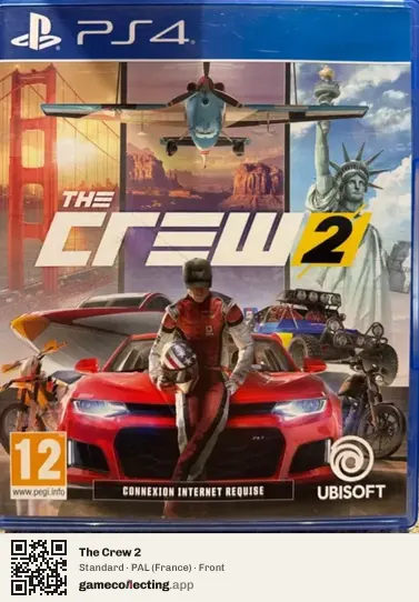 The Crew 2 PlayStation 4, France box front