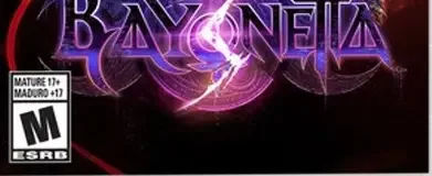 Bayonetta 3, the ESRB box on its front