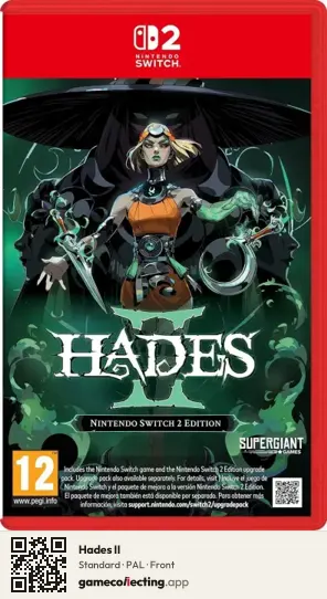 Hades II Nintendo Switch 2, PAL box front