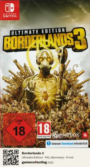 Borderlands 3 Nintendo Switch, Germany box front