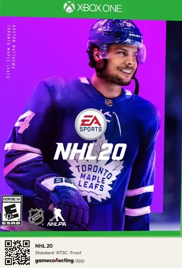 NHL 20 Xbox One, NTSC box front