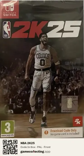 NBA 2K25 Nintendo Switch, PAL box front