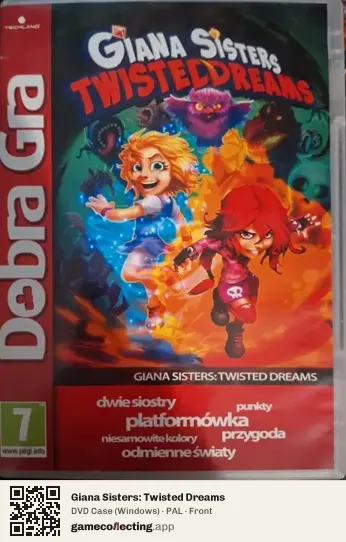 Giana Sisters: Twisted Dreams Computer, PAL box front