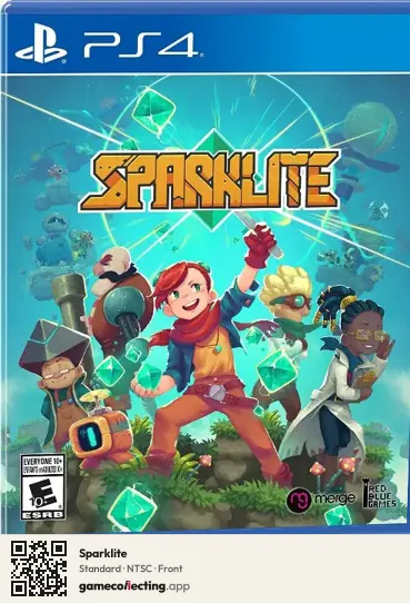 Sparklite PlayStation 4, NTSC box front