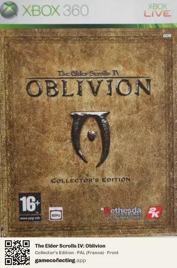 The Elder Scrolls IV: Oblivion Xbox 360, France box front