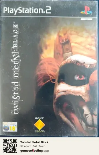 Twisted Metal: Black PlayStation 2, PAL box front