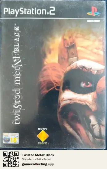 Twisted Metal: Black PlayStation 2, PAL box front