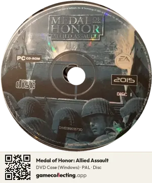 Medal of Honor: Allied Assault Computer, PAL disc