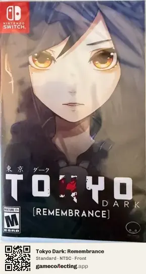 Tokyo Dark: Remembrance Nintendo Switch, NTSC box front