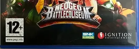 NeoGeo Battle Coliseum, the PEGI square on its front