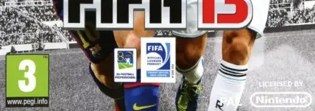 FIFA 13, the PEGI square on its front
