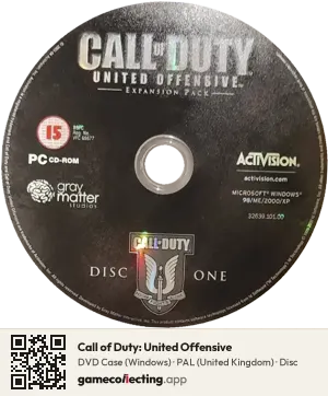 Call of Duty: United Offensive Computer, PAL disc