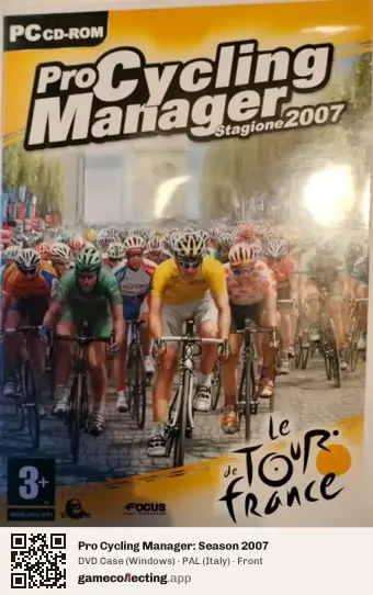 Pro Cycling Manager: Season 2007 Computer, Italy box front