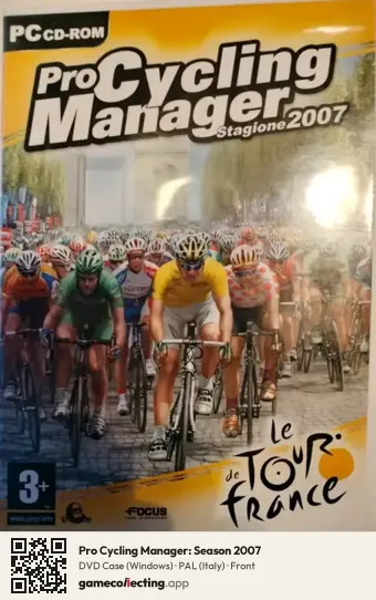 Pro Cycling Manager: Season 2007 Computer, Italy box front