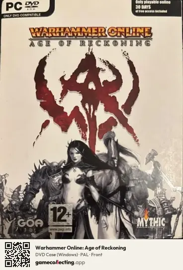 Warhammer Online: Age of Reckoning Computer, PAL box front