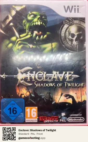 Enclave: Shadows of Twilight Nintendo Wii, PAL box front