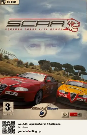 S.C.A.R.: Squadra Corse Alfa Romeo Computer, PAL box front